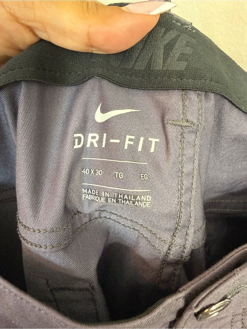 Nike Men’s Dark Purple Slim Chinos/ golf - Picture 2 of 6